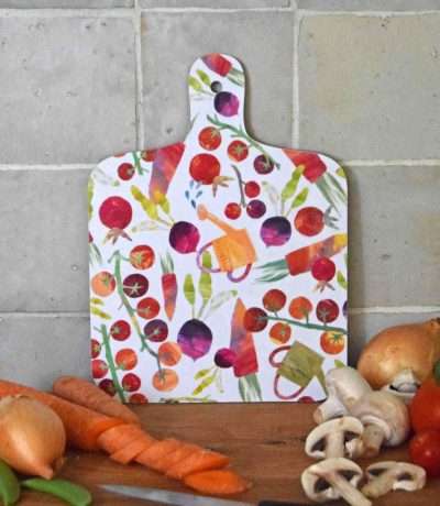 Busy Veg Chopping Board 4 - Freya Snow