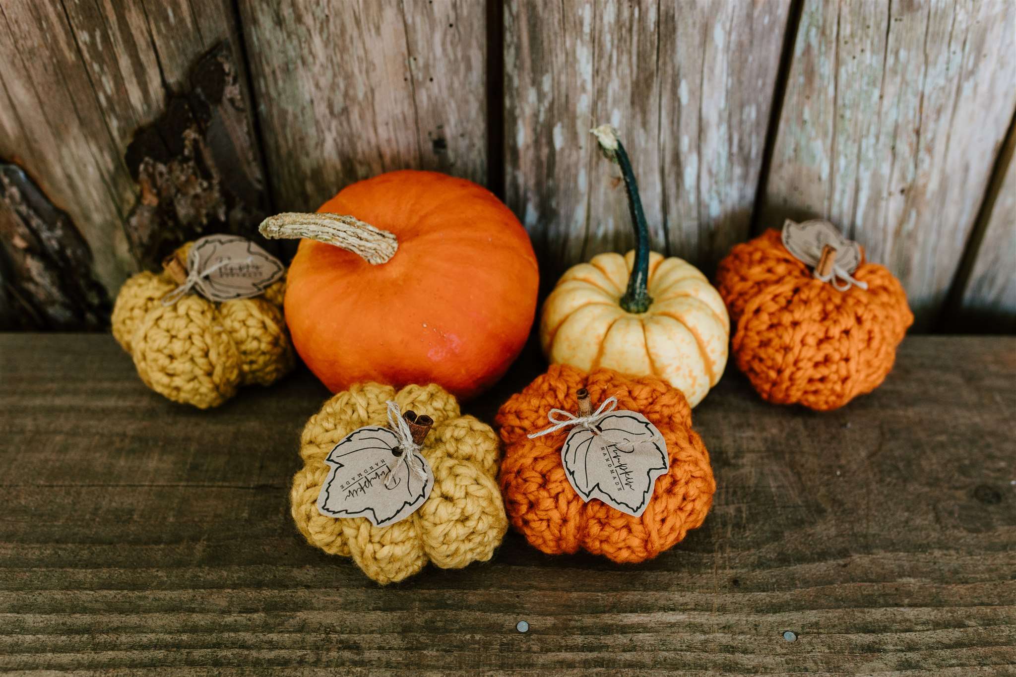 new chunky crochet pumpkins