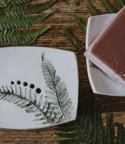 TTH large fern soap dish