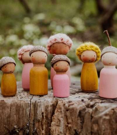 Spring acorn cup hat people group