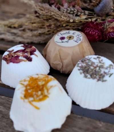 bath bombs side on