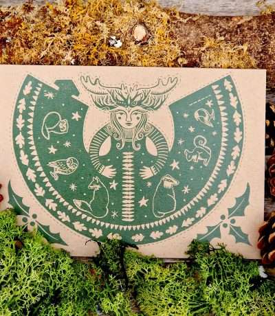 becca guardian card and tree topper