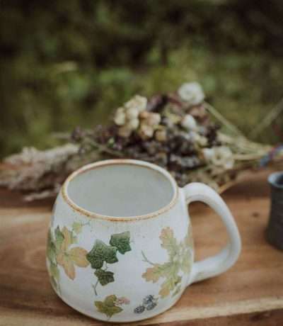 oak leaf blackberry mug alt