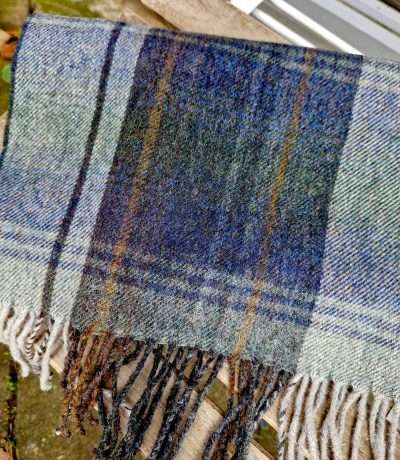blue westray scarf flat