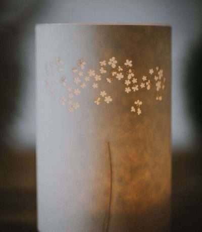cow parsley candle cover