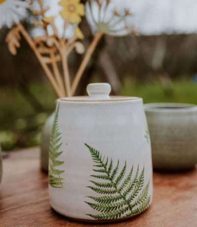 Fern lidded pot main