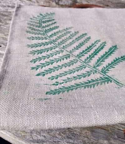 fern tea towel