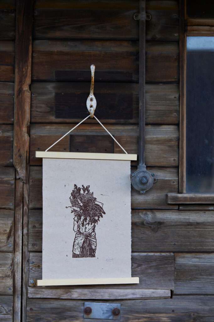 flower harvest print