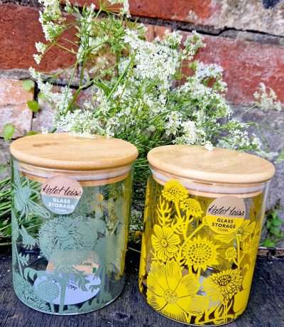 glass storage jar duo 1