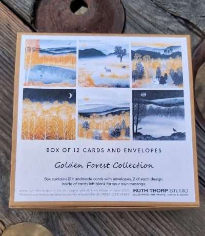 golden forest card box
