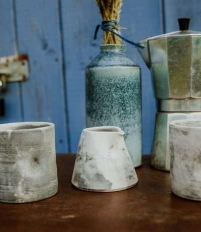 Grey Dimple Beakers