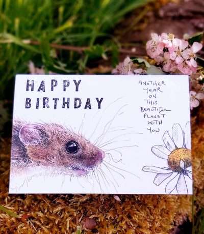hannah birthday card mouse