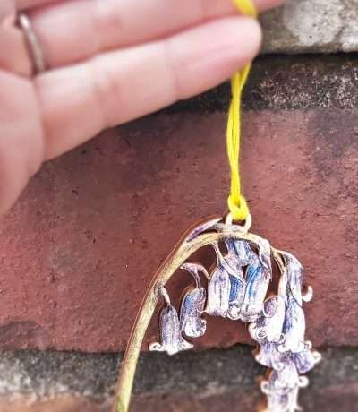 hannah wooden bluebell decoration
