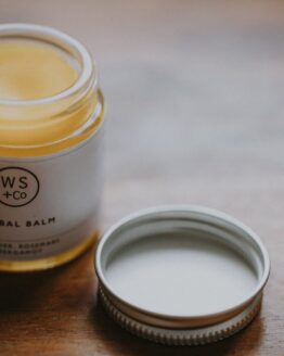 herbal balm open