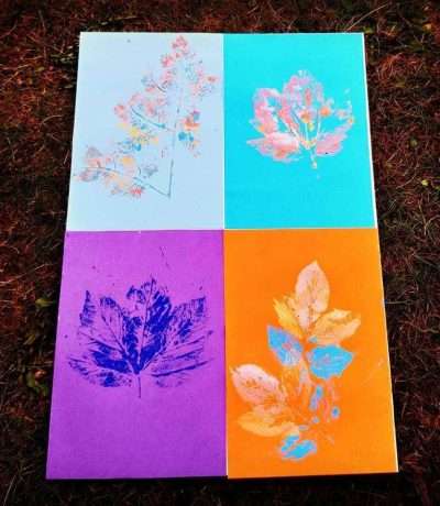 leaf print workshop photo