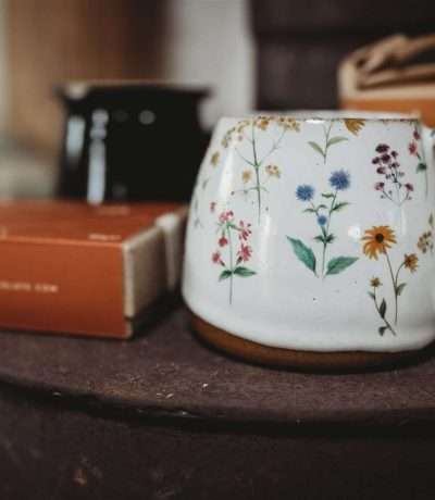 Large wildflower mug main