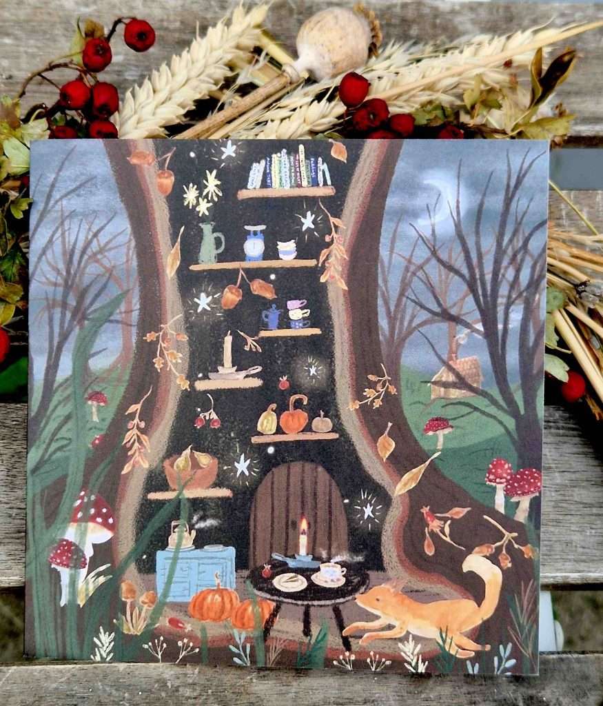 mette magic autumn comforts card
