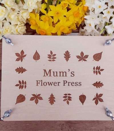 mum flower press
