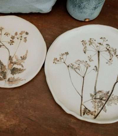 cow parsley plates