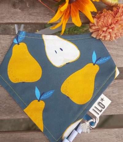 pear baby bib main