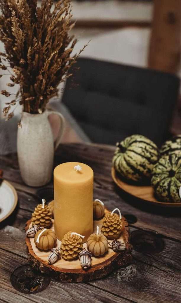 beeswax pillar candle main