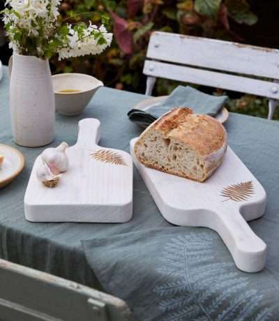 rectangle fern serving boards