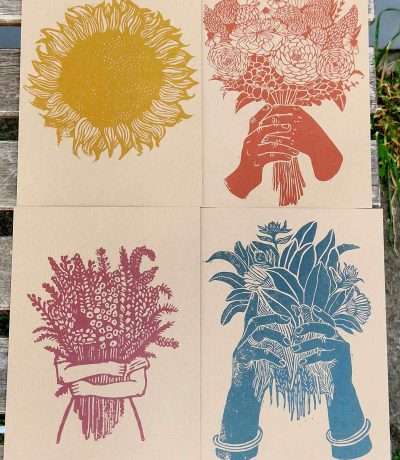 rosanna morris flora A5 postcards