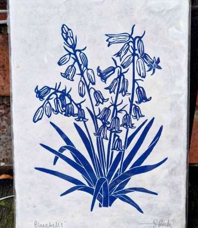 sam bluebell linoprint main
