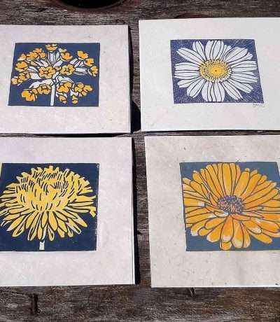 striped pebble yellow 4 prints