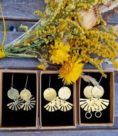 viv sun ray earrings