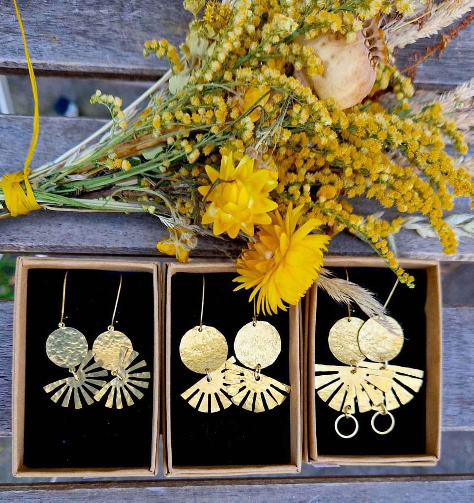 viv sun ray earrings