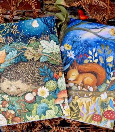 woodland animal notepads
