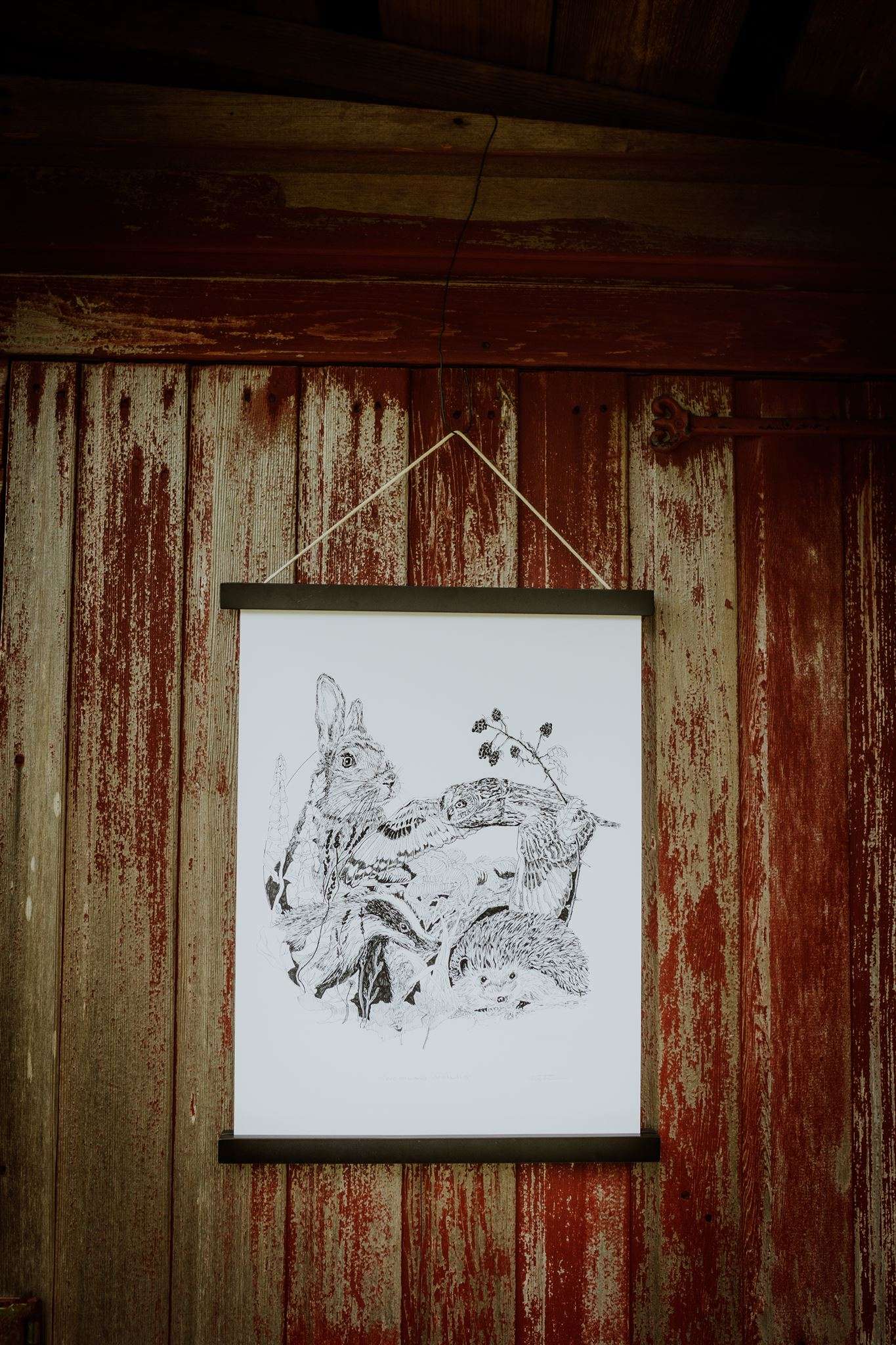 Woodland Animals print