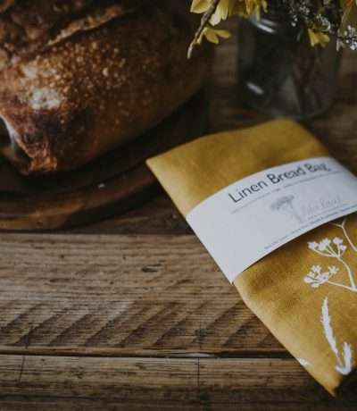 yellow hedgerow bread bag